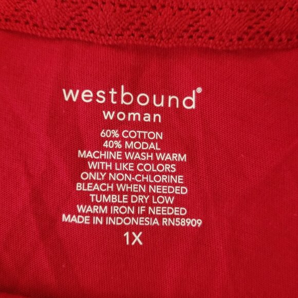 Westbound Long Sleeve Tshirt with Curved Hem - Picture 5 of 6